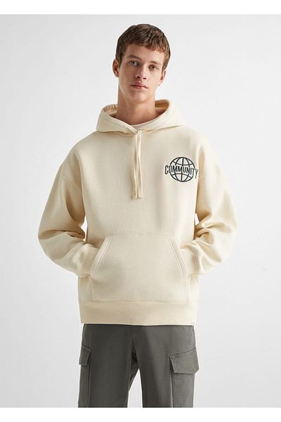 Mango Teen Φούτερ με βαμβακερό σχέδιο