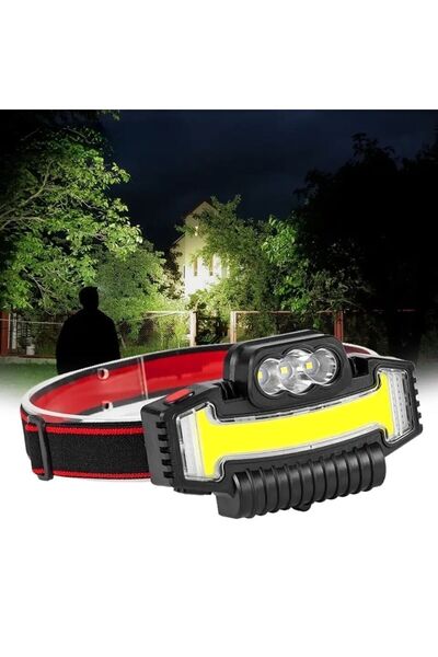 farissu profesyonel ledli ultra güçlü çok fonksiyonlu kafa feneri