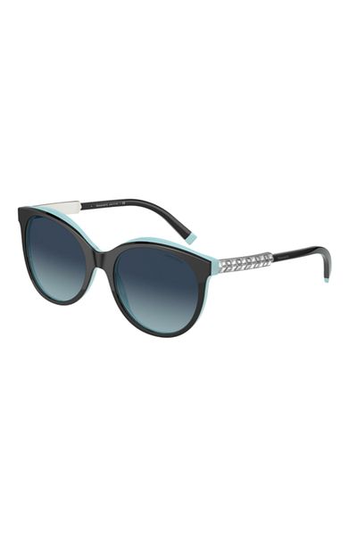 Tiffany Woman Cat Eye Sunglasses- Tf 4175b - Lense Size:55mm - Silver