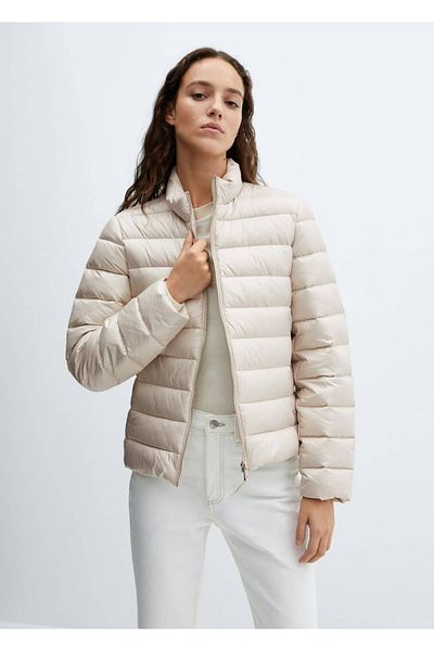 MANGO Woman Gesteppter Anorak mit Federfüllung