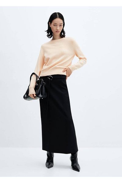 MANGO Woman Round neck knitwear sweater