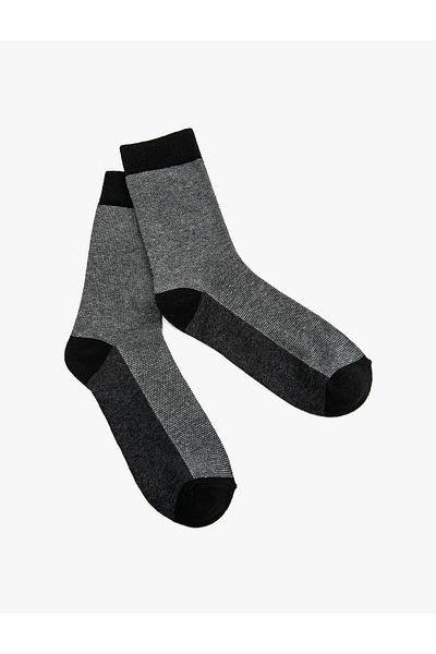 Koton Basic Socket Socks Color Blocked