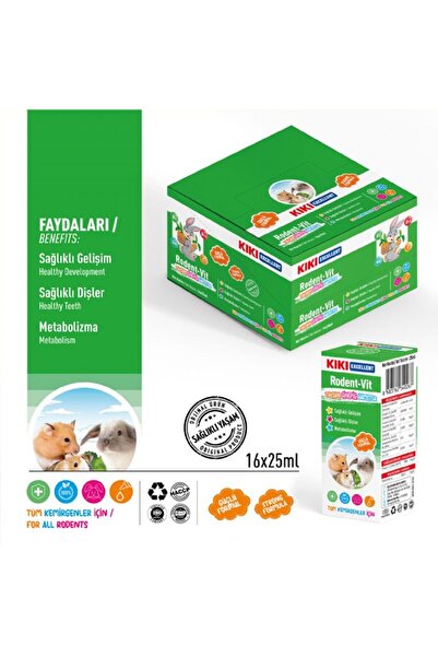 Kiki KG101-KIKI EXCELLENT TAVŞAN GİNEPİG HAMSTER VİTAMİNİ 25ML