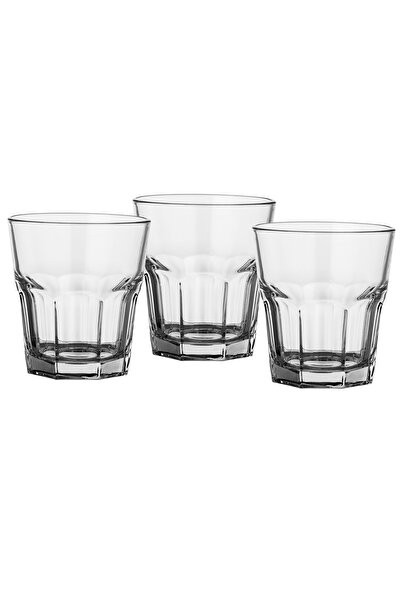 Pasabache طقم 3 أكواب زجاجية تركية من باشاباش صناعة تركية، سعة 355 مل