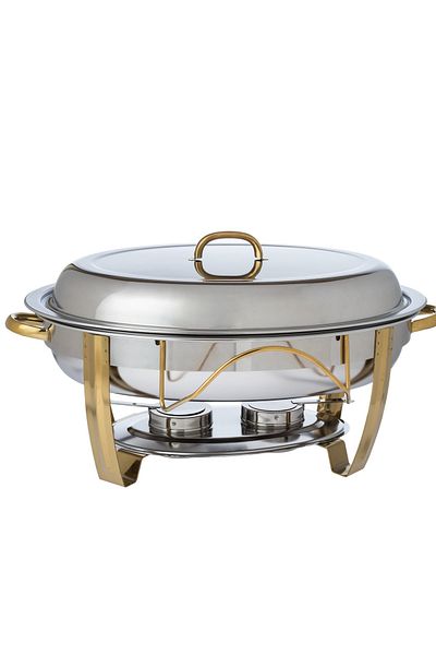 Dania Buffet plate and warmer for eating and keeping hot with a warming candle base