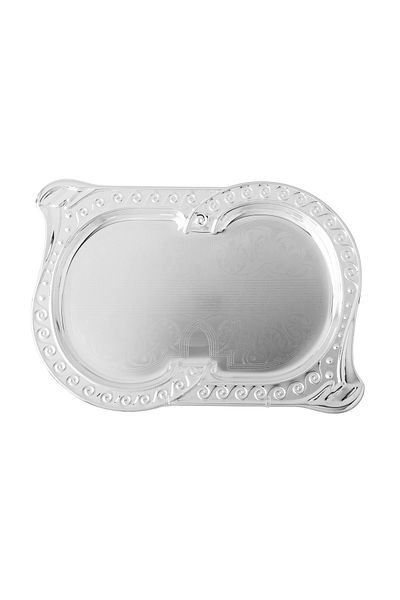 Dania Silver metal tray for all presentations and uses