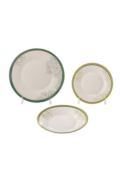 Luminarc 18-Piece Dinnerware Set White 28x28cm