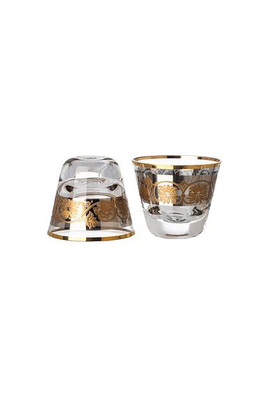 Dania A set of 12 Turkish-made Arabic coffee cups with elegant and unique designs
