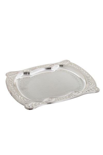 Dania Silver metal tray for all presentations and uses