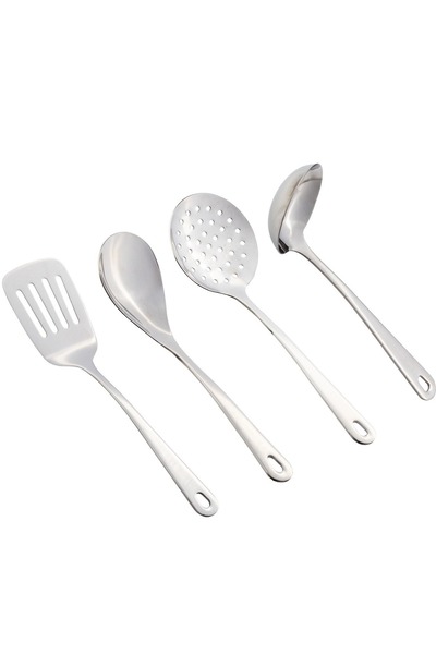 Dania طقم ملاعق من الفولاذ المقاوم للصدأ، 4 قطع