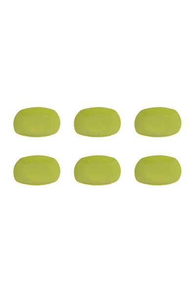 Dania 6-Piece Plate Set Green 26cm
