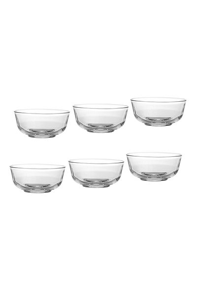Dania Glass yogurt set for sweets and nuts, 6 pieces