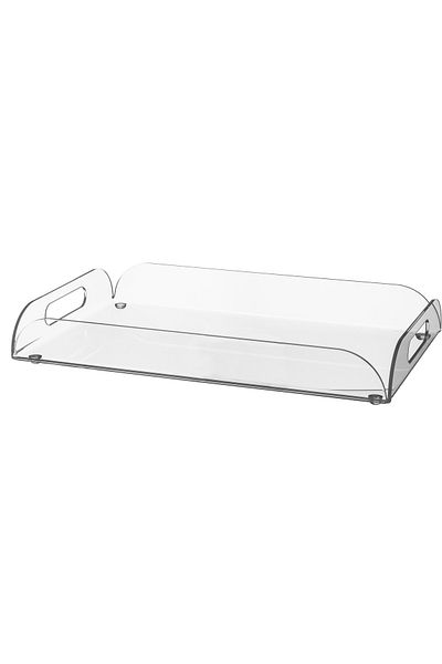 ALKHANBASHI Single tray, transparent and pure acrylic made in Taiwa 30*20 cm