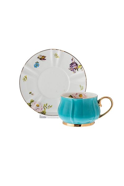 Dania 200ml tea cup and saucer set
