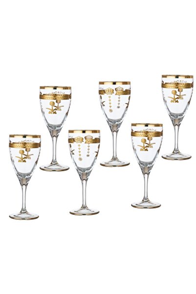 Dania طقم مكون من 6 أكواب عصير صناعة تركية بتصاميم أنيقة ومميزة