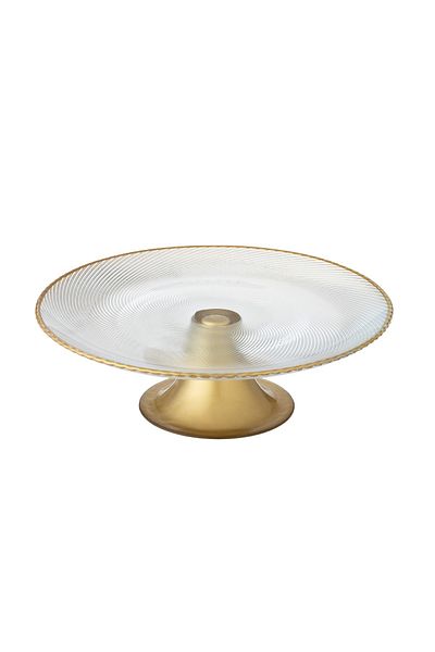 Dania A glass serving dish with a base for nuts, fruits, and all other servings