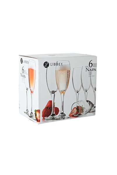 LİBBEY A set of 6 juice glasses with a Mexican glass base, size 170 ml