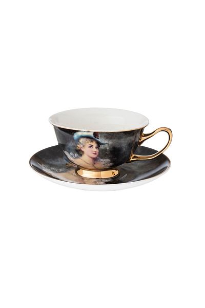 Dania Tea Cup And Saucer Set Of 200 Ml