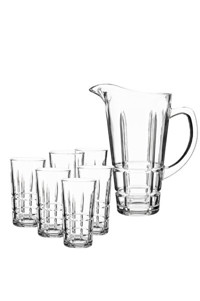 Delisoga Jug set with 6 glass cups, beautiful design