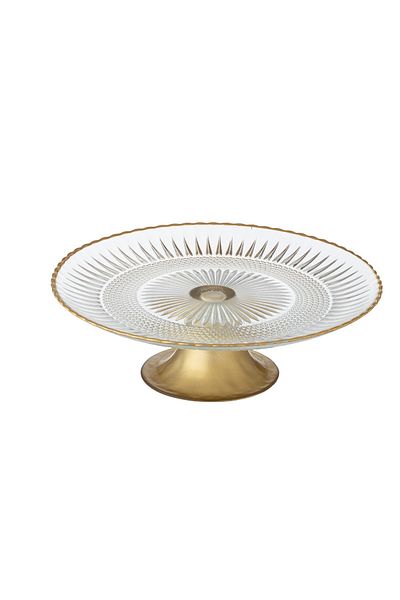 Dania A glass serving dish with a base for nuts, fruits, and all other servings