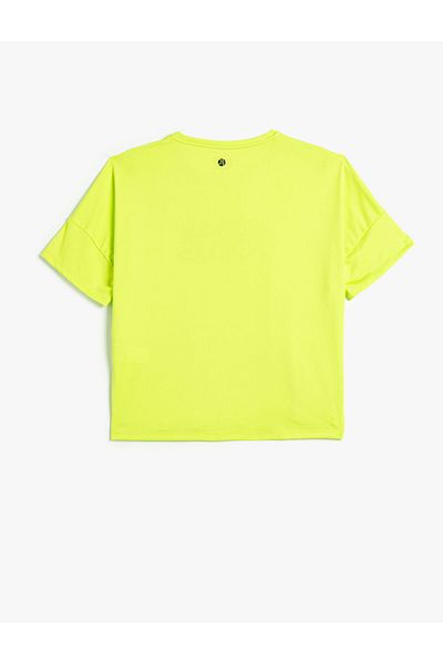 Koton Sports T-Shirt Slogan Printed Crew Neck Short Sleeve