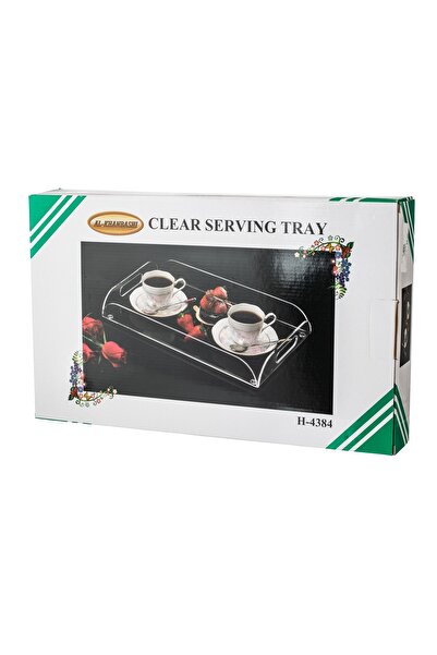 ALKHANBASHI Single tray, transparent and pure acrylic made in Taiwa 30*20 cm