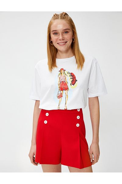 Koton Printed Relax Fit T-Shirt