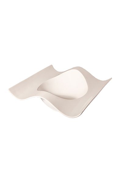 Dania Porcelain Service Salad Bowl White 39x39cm