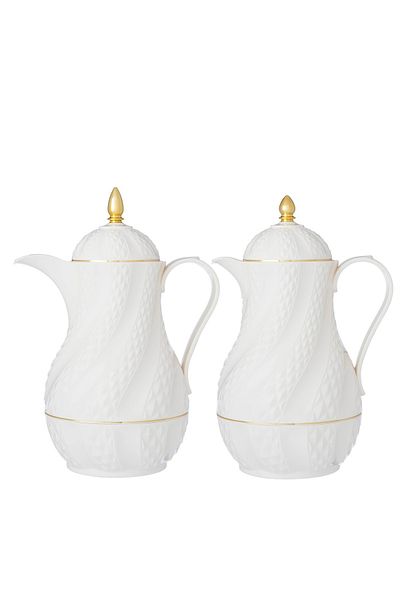 Rose Thermos Set For Tea And Coffee By Rose Brand Consisting Of Two Pieces 1.3 Liters / 1 Liter