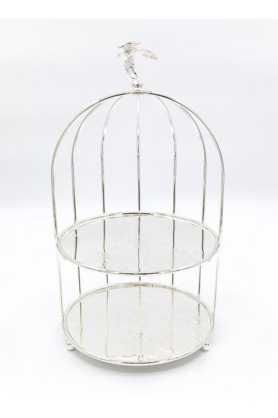 Dania Multipurpose Metal Holder Silver 20x35cm