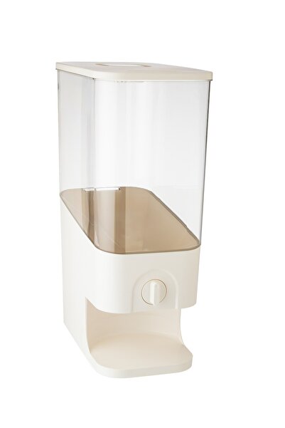 Dania صندوق بلاستيكي لتخزين وتوزيع الأرز والحبوب، 10 كجم