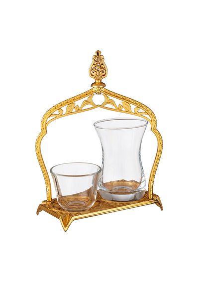 Dania Golden stand tea and coffee hospitality set