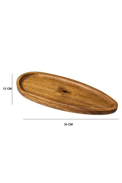 Dania Waterproof and multi-use bamboo wooden serving dish