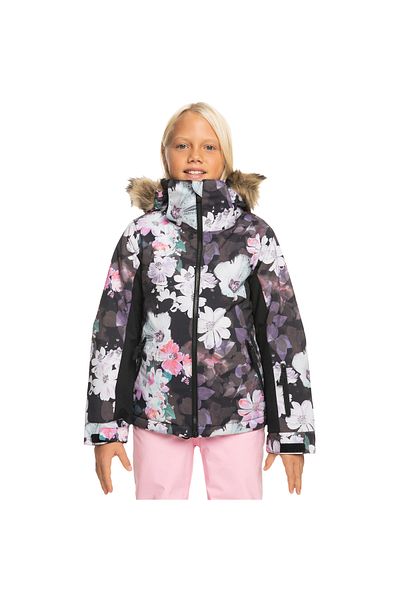 Roxy Girl's Snowboard Jacket Jet Ski Girl Black