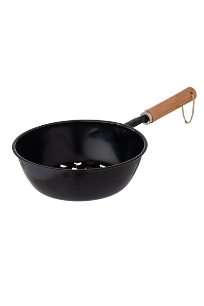 Dania Wooden basket and charcoal holder