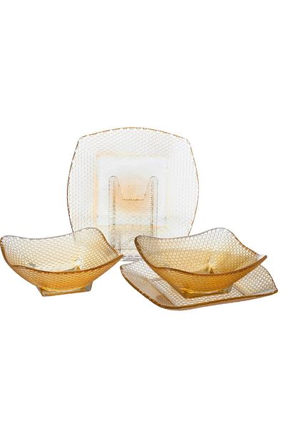 Dania Hospitality set consisting of 6 bowls with 6 dishes for sweets and nuts, and it is multi use