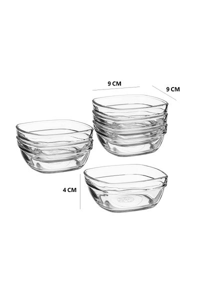 Dania 6 Piece Clear Yogurt Glass Set