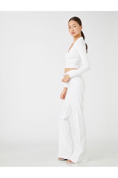 Koton Regular Waist Spanish Leg Jeans