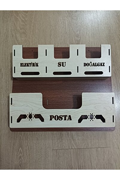 Şirin Lazer APARTMAN POSTA FATURA KUTUSU AHŞAP MDF