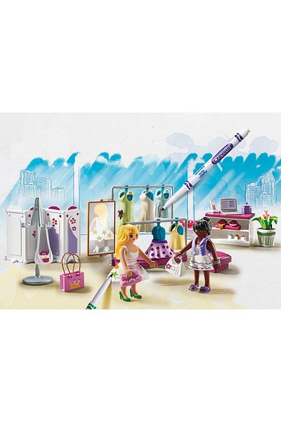 Playmobil - Playmobil Color Butic Cu Haine