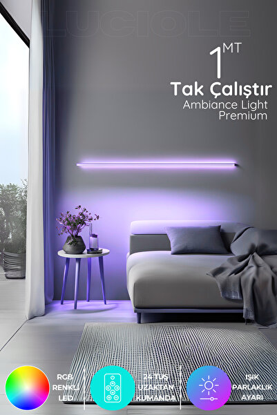 luciole Led Aplik Renkli Kumandalı 3 Chip Led Smoth Mod