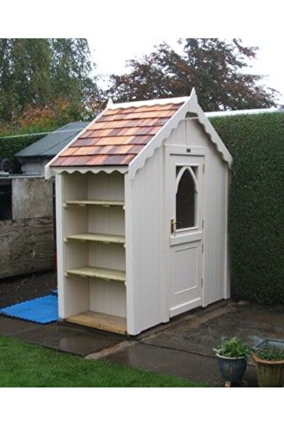 BERZZ BUĞLEM AHŞAP BAHÇE DEPOLAMA DOLABI DEPO ARDİYE ALET DOLABI BAHÇE ODASI ÇOK AMAÇLI