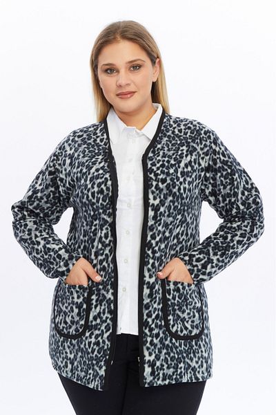 Nehir tekstil Women's Fleece Cardigan