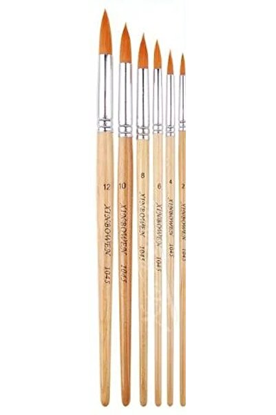 Sırlama Fırçası 6 lı set