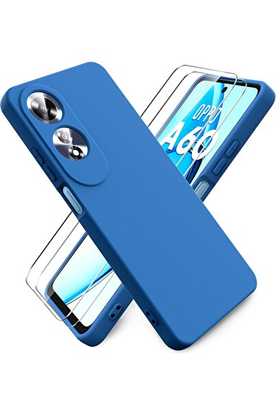 Rivor Oppo A60 Uyumlu Kılıf Kamera Çıkıntılı İpeksi Yumuşak Dokulu Dayanıklı ...