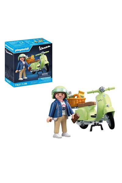 Playmobil - Vespa verde cu o femeie