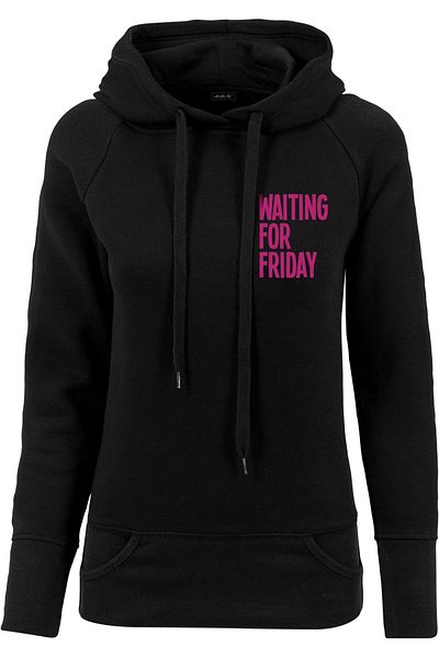 Mister Tee Damen Ladies Waiting For Friday Hoody