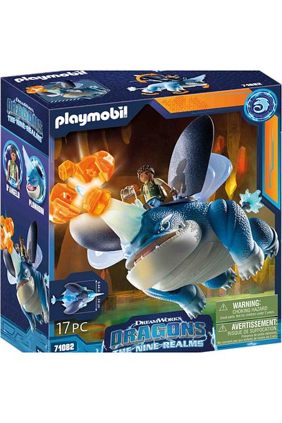 Playmobil - Dragons: Plowhorn si D'Angelo