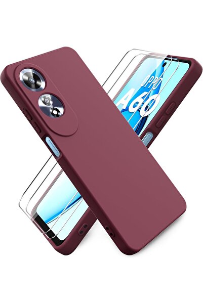 Rivor Oppo A60 Uyumlu Kılıf Kamera Çıkıntılı İpeksi Yumuşak Dokulu Dayanıklı ...