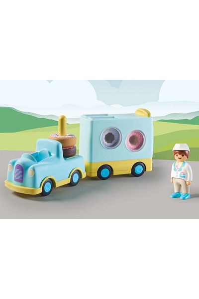 Playmobil - 1.2.3 CAMION CU GOGOSI DE STIVUIT SI SORTAT
